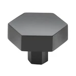 Gliderite 1-1/2 Inch Solid Hexagon Cabinet Knob Matte Black, 5824-MB-1. Fixed Price $6.99.