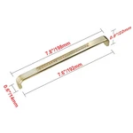 Utopia Alley Gleam Pull - Polished Gold Metal Drawer Handle, 7.5". Fixed Price $9.55.