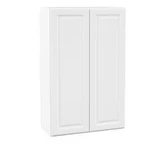 Hampton Bay 27 Wall Cabinet Satin White (assembled Shaker). Fixed Price $175.00.