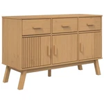 Sideboard Storage Cabinet Kitchen Living Room Brown Solid Wood Pine Vidaxl. Fixed Price $244.99.