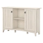 Bush Furniture Salinas Accent Storage Cabinet With Doors Antique White. Fixed Price $460.00.