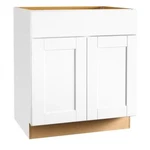 Kitchen Cabinet 34 In. Bi-parting Adjustable Hinge Furniture Board Satin White. Fixed Price $363.31.