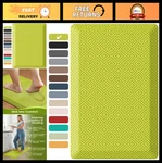 Ophanie Kitchen Anti-fatigue Mat 20X48 Waterproof Cushioned Green. Fixed Price $118.99.