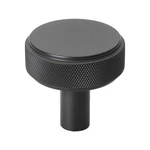 Gliderite 1-1/2 Inch Solid Round Knurled Cabinet Knob Matte Black, 5825-MB-1. Fixed Price $9.99.