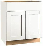 Rsi Home Products Shaker Base Cabinet, White, 30 In.. Fixed Price $220.50.