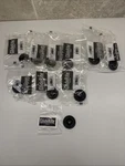 10 Gliderite 1-1/2" Thin Round Cabinet Backplate Black 5061 MB-1. Fixed Price $10.00.