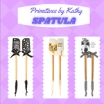 Kitchen Silicone Spatulas With Wooden Handle Humorous Farmhouse Animal Theme. Fixed Price $11.95.