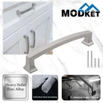 Solid Brushed Nickel Square Cabinet Pulls Handles Kitchen Bathroom Drawers. Fixed Price $68.99.
