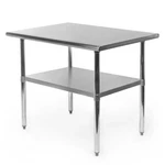 Fithow Food Preparation Kitchen Table - Silver 20 X 31.5. Fixed Price $89.99.