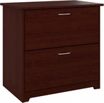 Bush Furniture Cabot Lateral File Cabinet Harvest Cherry, 2 Drawers. Fixed Price $344.99.
