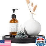 Wood Lazy Susan Organizer 11" Kitchen Cabinet Turntable Farmhouse Bathroom Decor. Fixed Price $29.98.