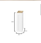 Hampton Bay Avondale Shaker Alpine White Wall Cabinet 9X30X12" Plywood Rta. Fixed Price $89.99.