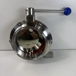 Deraford Sanitary Butterfly Valve Pull Handle 6 Inch Steel 304. Fixed Price $74.49.