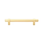 Gliderite Hardware 6-1/2 Euro Solid Bar Pull 5 Center Satin Gold. Fixed Price $163.72.