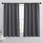 Ryb Home 42X45 Pack Of Grey Blackout Curtains Rod Pocket Thermal Panels. Fixed Price $19.69.