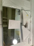 Eclife BV211WH White 12.8"X24.2" Frameless Corner Medicine Cabinet With Mirror. Fixed Price $68.99.