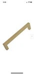 10 Pack Gliderite 5 In. Brass Gold Solid Square Slim Cabinet Bar Pull 21683-128. Fixed Price $55.00.