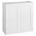 Design House 561746 White Brookings 30"W X 30"H Double Door Wall Cabinet. Fixed Price $433.13.