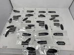 Gliderite 3" Oblong Ring Cabinet Knob Backplate Matte Black 25 Pack 1034-MB-1. Fixed Price $45.00.