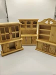 Dolls House China Cabinet Shelves Kitchen Unfinished B56. Fixed Price $19.99.