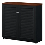 Fairview Small Storage Cabinet With Doors Antique Black - Engineered Wood. Fixed Price $165.99.