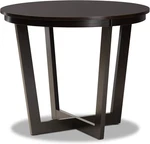 Alayna 35-INCH Round Dark Brown Wood Dining Table Modern & Contemporary Design. Fixed Price $276.99.
