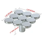 Utopia Alley Tempo Square Cabinet Knob - Polished Chrome Metal Drawer 1.9". Fixed Price $7.56.