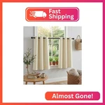 Ryb Home Kitchen Curtains 36 Inch Length 2 Panels Set - Blackout Cafe. Fixed Price $29.22.