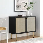 Modway Chaucer Modern Wood Grain Display Accent Cabinet Black. Fixed Price $179.18.
