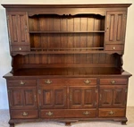 Harden Brand Solid Cherry Wooden Hutch Kitchen Dining Room China Cabinet. Fixed Price $330.00.