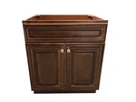 Single Maple Walnut Bathroom Vanity Base Cabinet Solid Wood 24" 30" 36". Fixed Price $149.99.