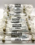 10-GLIDERITE 1/4" Center Clear Acrylic Cabinet Pull Satin Gold 4718-160-SG-1. Fixed Price $31.26.