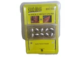 10 Solid Brass Drawer Pull Knobs Brushed Satin Nickel Finish 1" & 1/4" Screws. Fixed Price $18.00.