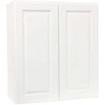 Hampton 27" X 12" 30" Assembled Wall Kitchen Cabinet Satin White. Fixed Price $295.95.