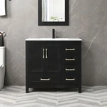 Eclife Bathroom Vanities Cabinet With Sink Combo Set Drop. Fixed Price $969.98.