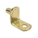 1/4" L-shaped Shelf Support, Brass With Hole ROKSPL14B. Fixed Price $11.76.