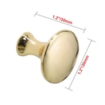Utopia Alley Charlton Cabinet Ring Pull Knob -polished Gold Metal 1.2". Fixed Price $9.06.
