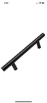Gliderite 3-3/4" Center-to-center Solid Bar Pull Matte Black -5001-96-MB 10 Pack. Fixed Price $25.99.