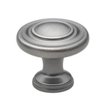 Gliderite 1-1/4 In. Dia Satin Pewter Classic Round Ring Cabinet Knob (10-PACK). Fixed Price $14.95.
