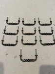 Vintage Cabinet Handles (11) 3.5INCH & (4) With Screw Oil Rubbed Bronze Finish. Fixed Price $25.00.