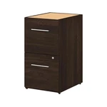 Office 500 16W 2 Drawer File Cabinet Black Walnut - Engineered Wood. Fixed Price $381.99.