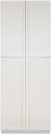 Craftline White Shaker Tall Utility Cabinet. Fixed Price $493.08.