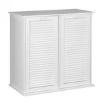 Household Essentials Tilt-out Laundry Sorter Cabinet Shutter Front White. Fixed Price $115.59.
