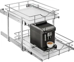 2-TIER Kitchen Cabinet Pullout Shelf And Drawer Organizer, Soft Close Pantry. Fixed Price $189.99.