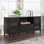 Sauder Tiffin Line Engineered Wood Large Credenza Raven Oak. Fixed Price $604.41.