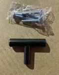 Gliderite 2 In. Solid Steel, Stainless Finish T-bar Handle Knobs (10-PACK). Fixed Price $16.11.