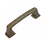 (10-PK) Gliderite 3" Center-to-center Antique Brass Deco Base Cabinet Pulls. Fixed Price $19.88.