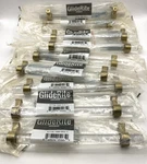 9-GLIDERITE 1/4" Center Clear Acrylic Cabinet Pull Satin Gold 4718-160-SG-1. Fixed Price $26.26.