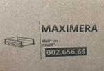 Ikea Maximera Drawer Medium White 18X24 " 002.656.65 - New For Sektion Cabinet. Fixed Price $69.99.