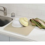 Interdesign Idry Large Kitchen Countertop Absorbent Dish Drying Mat, Wheat/ivory. Fixed Price $22.13.